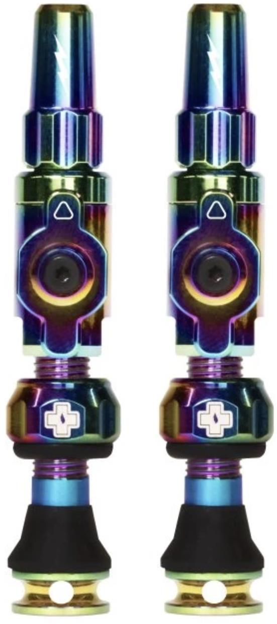 Muc-Off Big Bore Lite Tubeless Valves Iridescent Medium - Inovativní bezdušové ventilky
