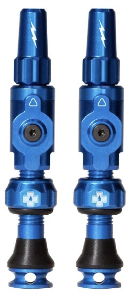 Muc-Off Big Bore Lite Tubeless Valves Blue Medium - Inovativní bezdušové ventilky