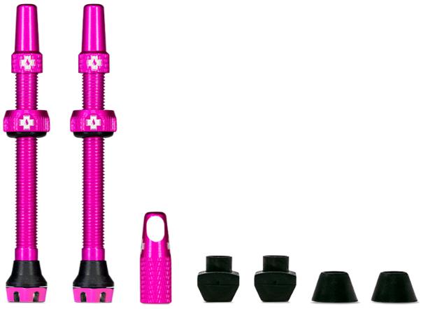 Muc-Off Tubeless Presta Valve Kit V2 44 mm Růžová