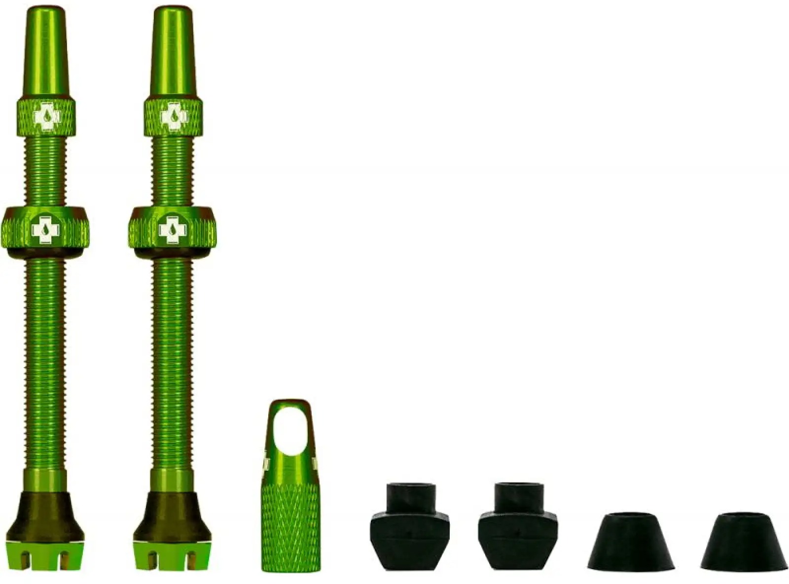 Muc-Off Tubeless Presta Valve Kit V2 44 mm Zelená