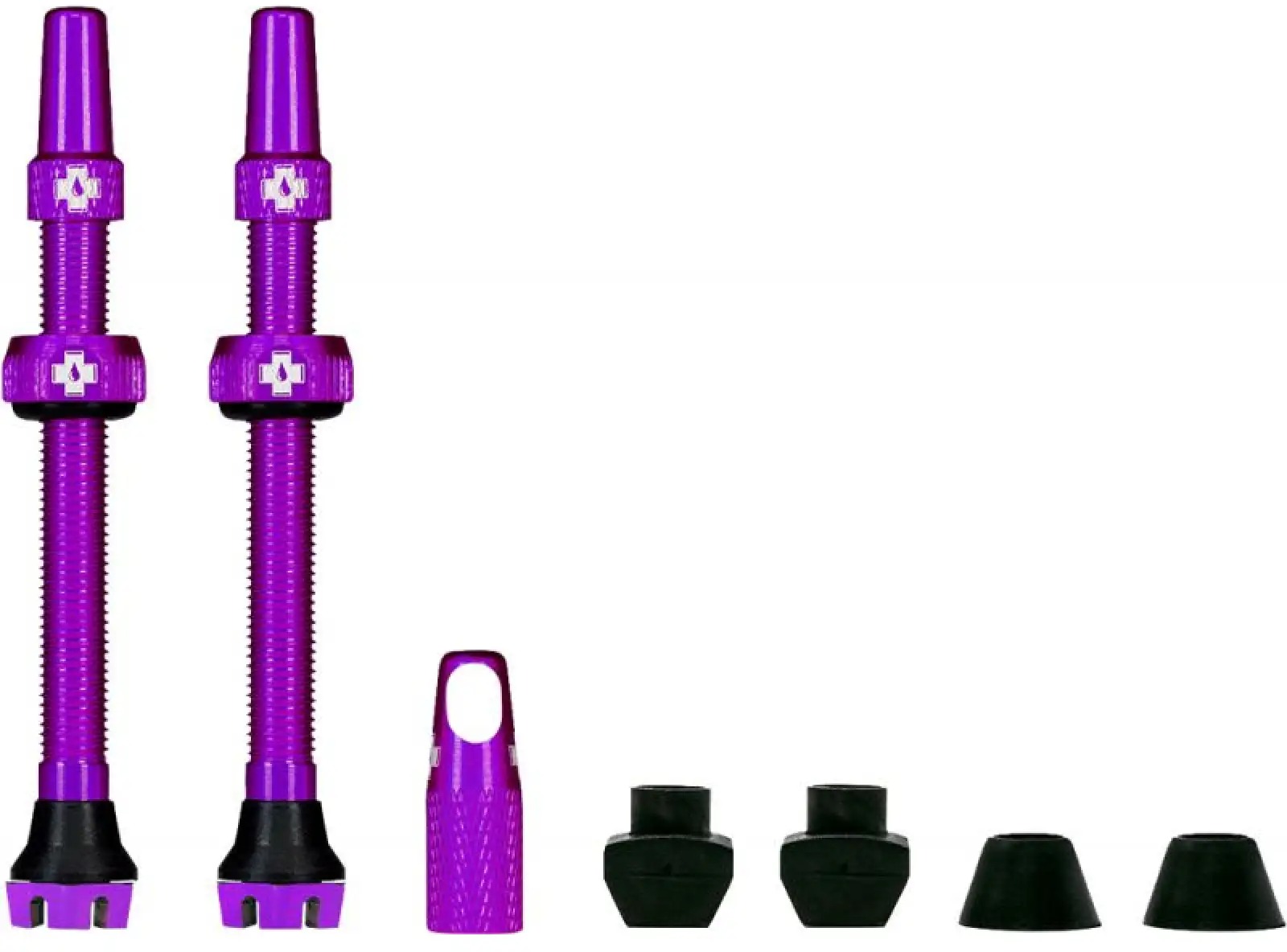 Muc-Off Tubeless Presta Valve Kit V2 60 mm Fialová