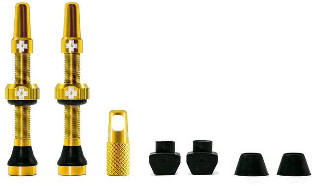 Muc-Off Tubeless Presta Valve Kit V2 60 mm Zlatá