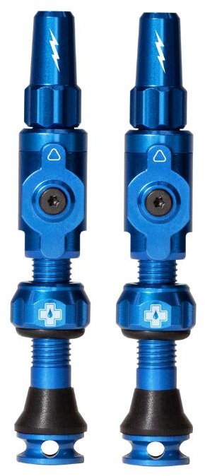 Big Bore Lite Tubeless Valves Blue Medium