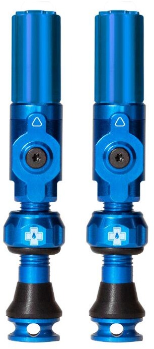 Big Bore Hybrid Tubeless Valves Blue Small