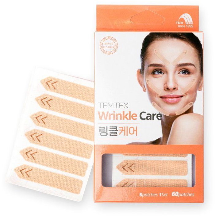 TEMTEX tape Wrinkle care, tejp proti vráskám, 60 ks v balení