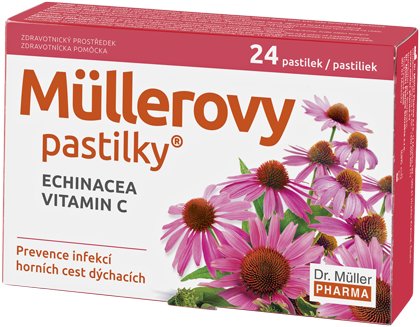 Müllerovy pastilky s echinaceou 24 ks