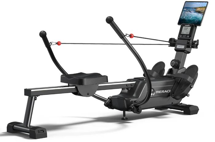 MERACH R26 Magnetický veslařský trenažér Double-Scull, 2 pádla