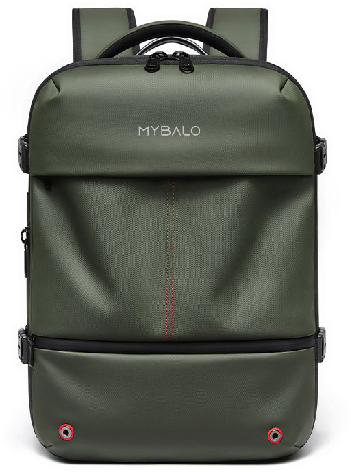 MYBALO Vacuo FLY kompresní cestovní batoh underseat pro Ryanair, zelený