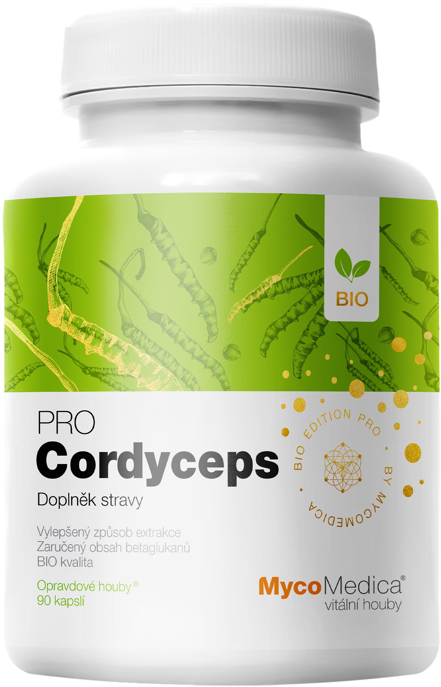 Mycomedica BIO Cordyceps PRO 90 kapslí