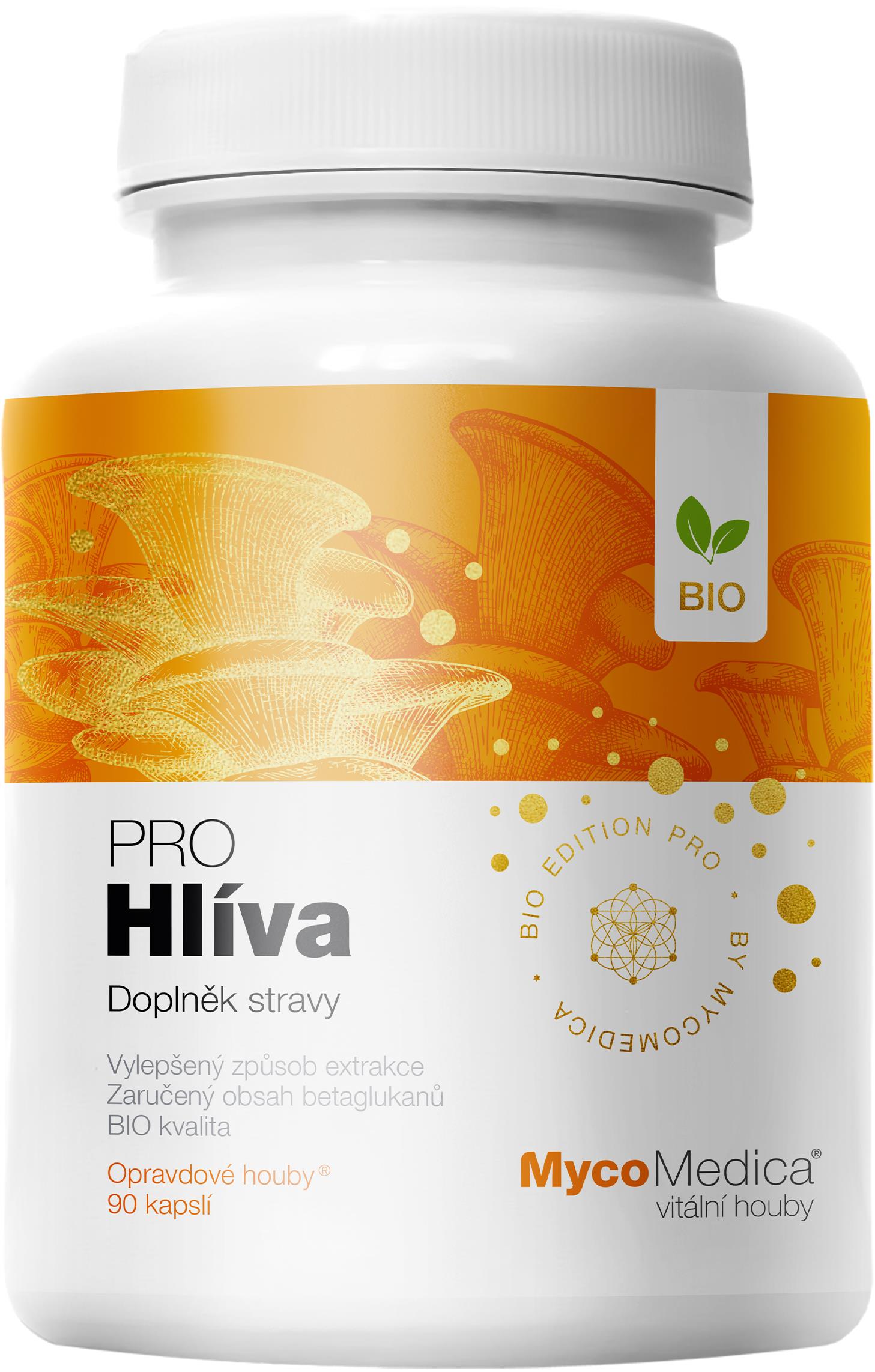 Mycomedica BIO Hlíva PRO 90 kapslí