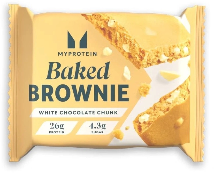 MyProtein Protein Brownie, 75 g Bílá čokoláda