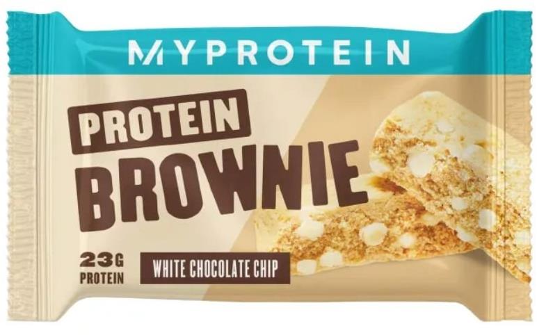 MyProtein Protein Brownie, 12 x 75 g Bílá čokoláda
