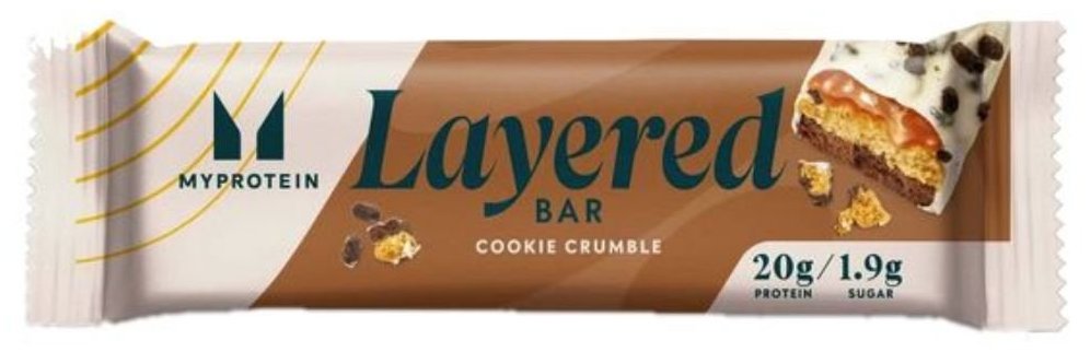 MyProtein 6 Layer Bar - šestivrstvá proteinová tyčinka 60 g Příchuť: Cookie Crumble