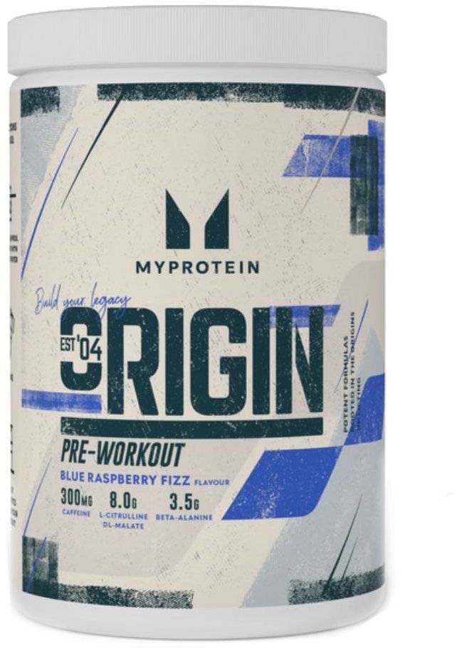 MyProtein Origin Pre-Workout 600 g Příchuť: modrá malina
