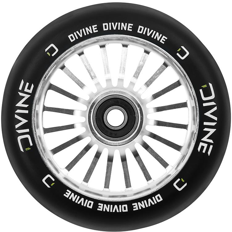 Divine Kolečko Divine Spoked Turbo 110 mm stříbrné