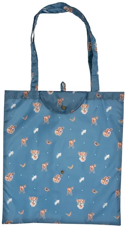 Wrendale Designs Skládací nákupní taška Krávy