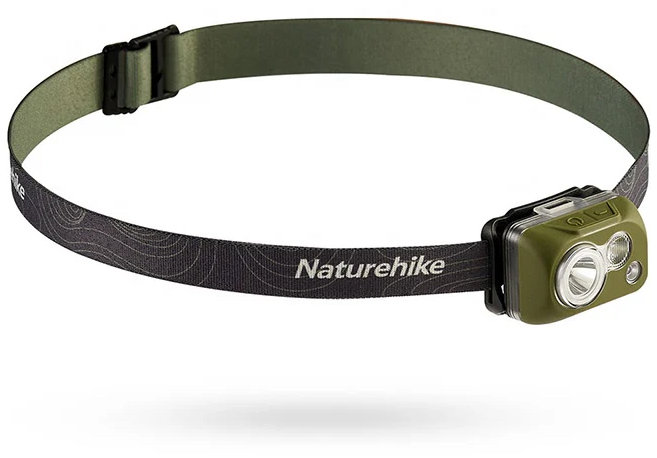 Naturehike, vodotěsná podle normy IP68, 300 lm, zelená