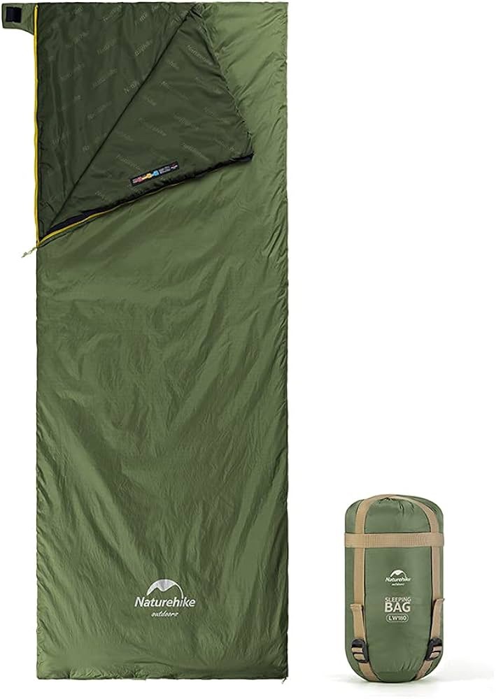 Naturehike zelený mini ultralight LW180 spací pytel vel. M