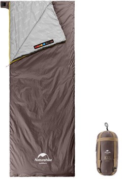 Naturehike hnědý mini ultralight LW180 spací pytel vel. M