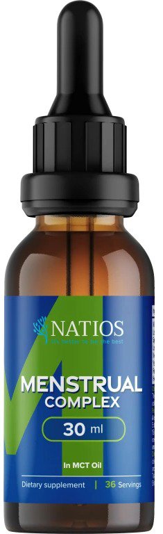 NATIOS Menstrual Complex, bylinné kapky v MCT oleji, 30 ml