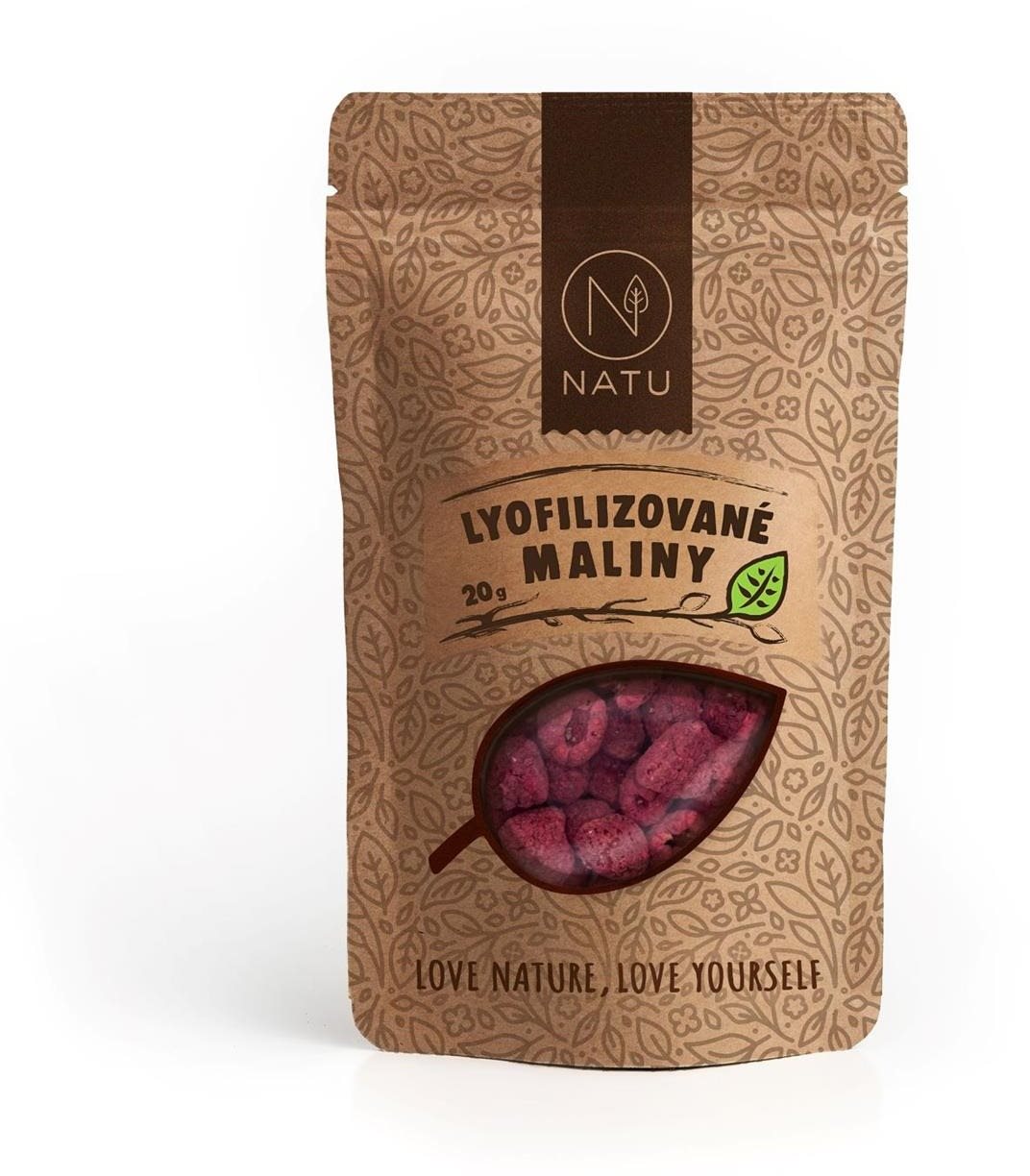 NATU Lyofilizované maliny 45 g