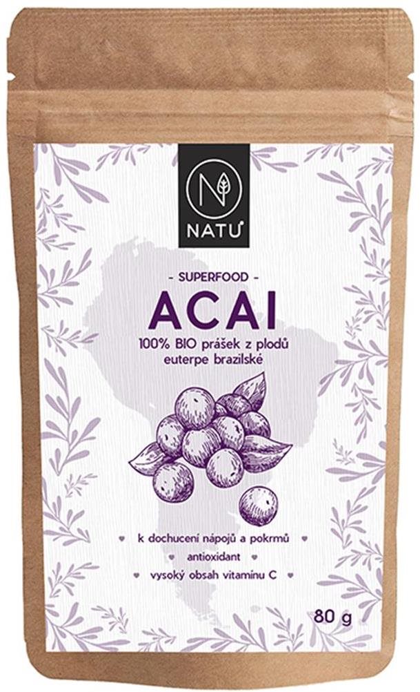 NATU Acai BIO prášek 80 g