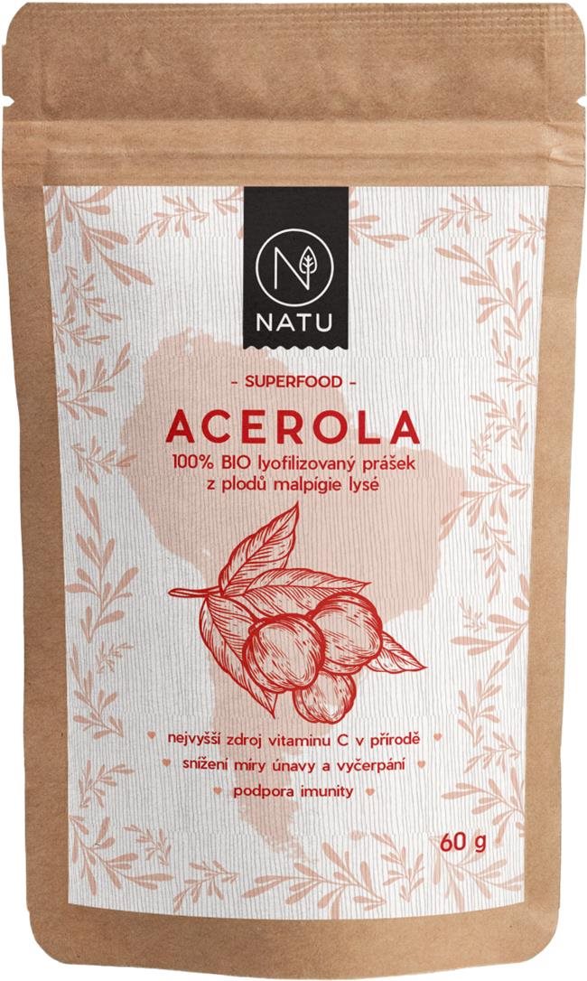 NATU Acerola BIO prášek 60 g