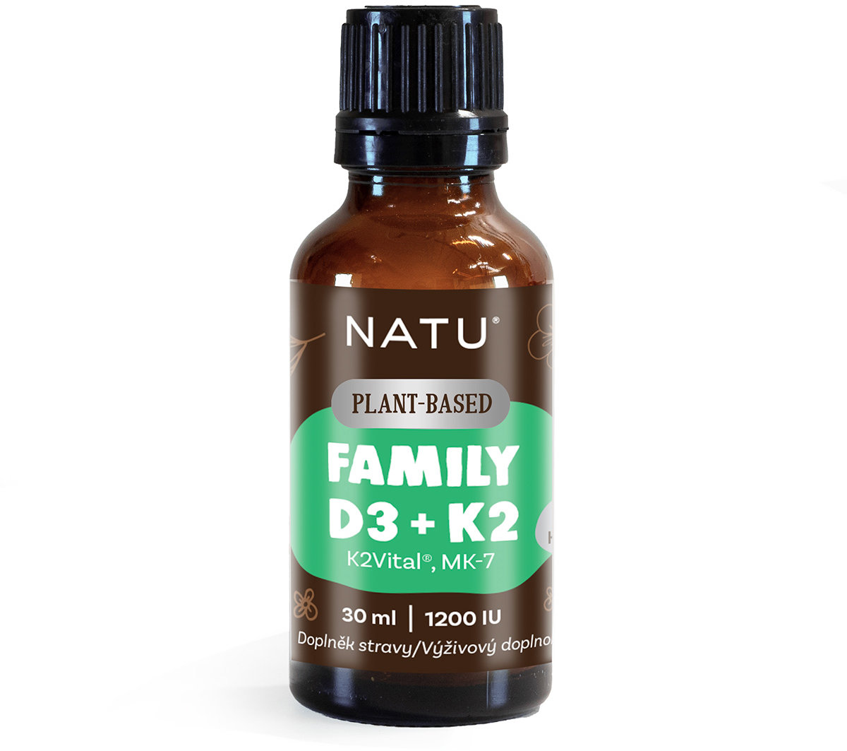 NATU Family Vitamin D3+K2 (MK-7) vegan 30 ml