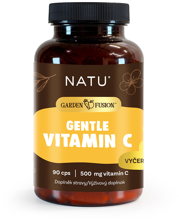 NATU Garden Fusion Vitamin C 500 mg pro imunitu 90 kapslí