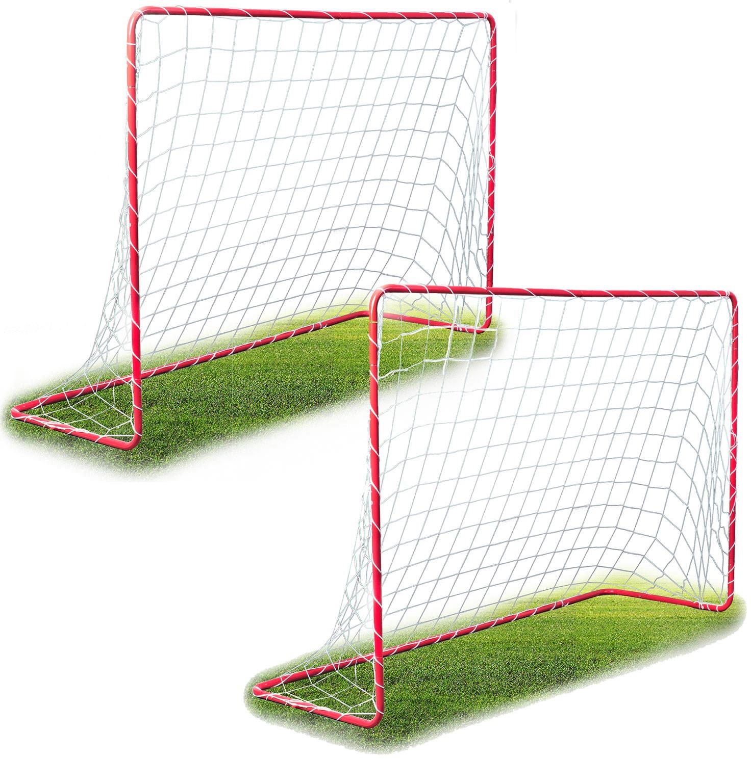 Neo-Sport Velká fotbalová branková sada 2 kusů 183 × 122 × 61 cm
