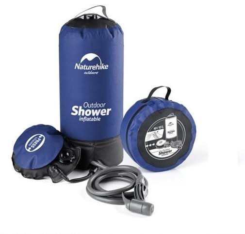Naturehike nožní campingová sprcha 980g modrá