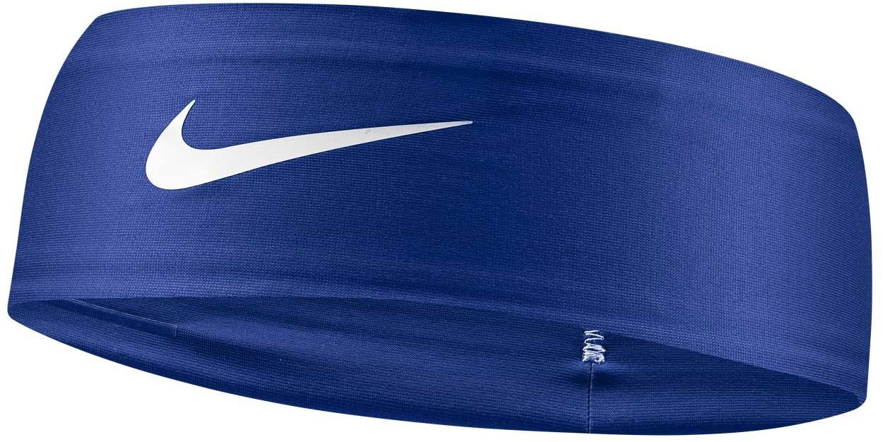 Nike Dri-Fit Fury Classic Headband Game bílá