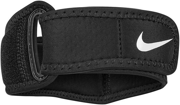 Nike Elbow Band – černo-bílý páskový chránič lokte, velikost L/XL