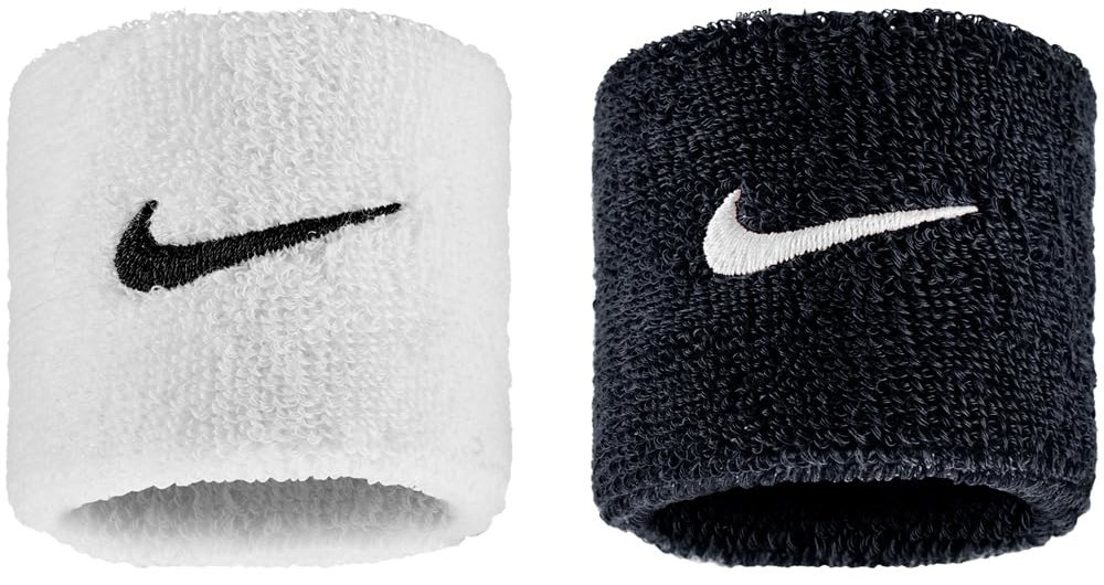 Nike Swoosh Wristbands černé & bílé