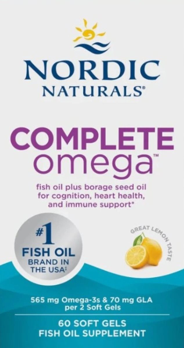 Nordic Naturals Complete Omega 565 mg, citrón, 60 softgelových kapslí