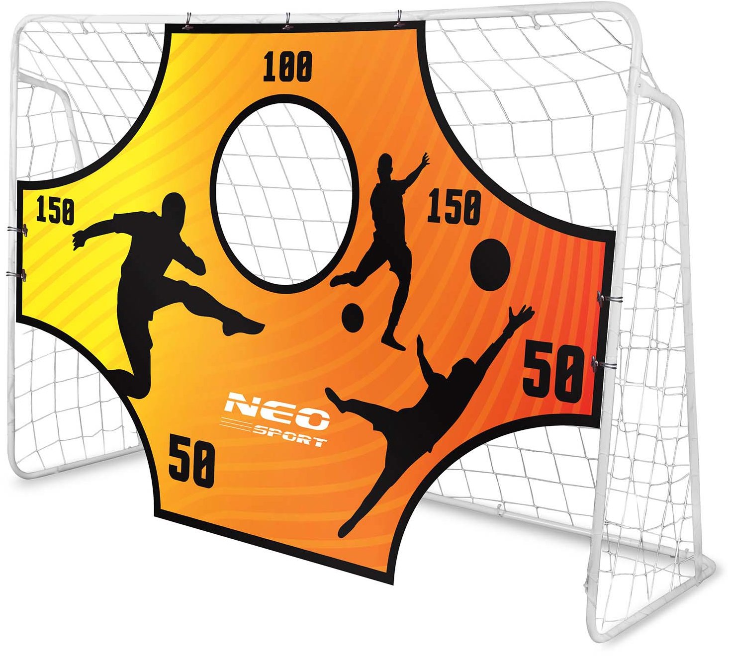 Neo-Sport Přesná podložka na branku, 180 × 120 cm, oranžová