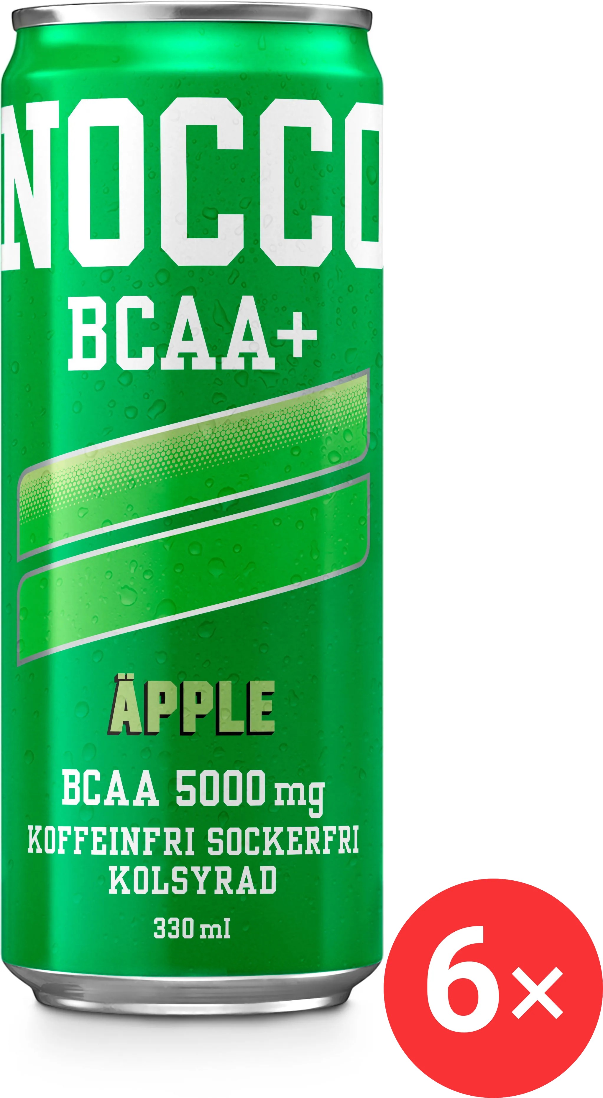 NOCCO BCAA+ Jablko 6 x 330 ml