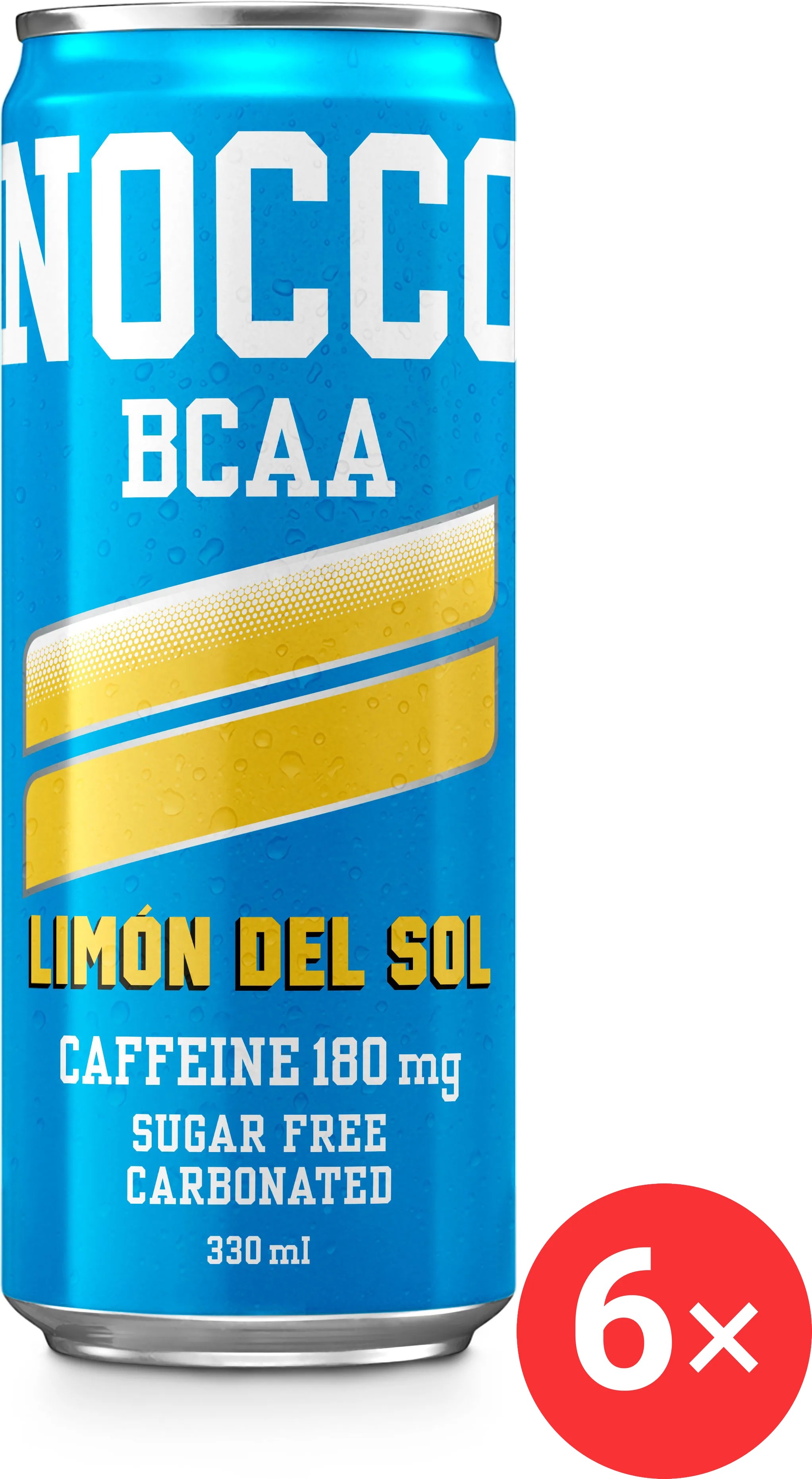 NOCCO BCAA Limón Del Sol 6 x 330 ml
