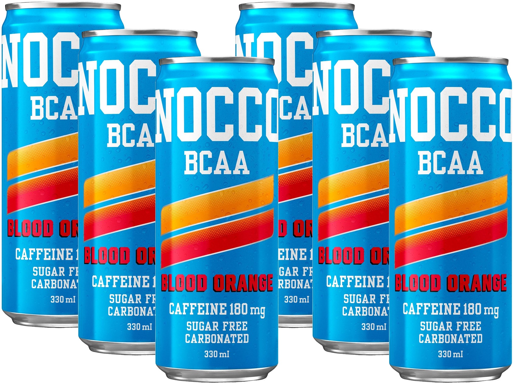 NOCCO BCAA Blood Orange Del Sol 6 x 330 ml