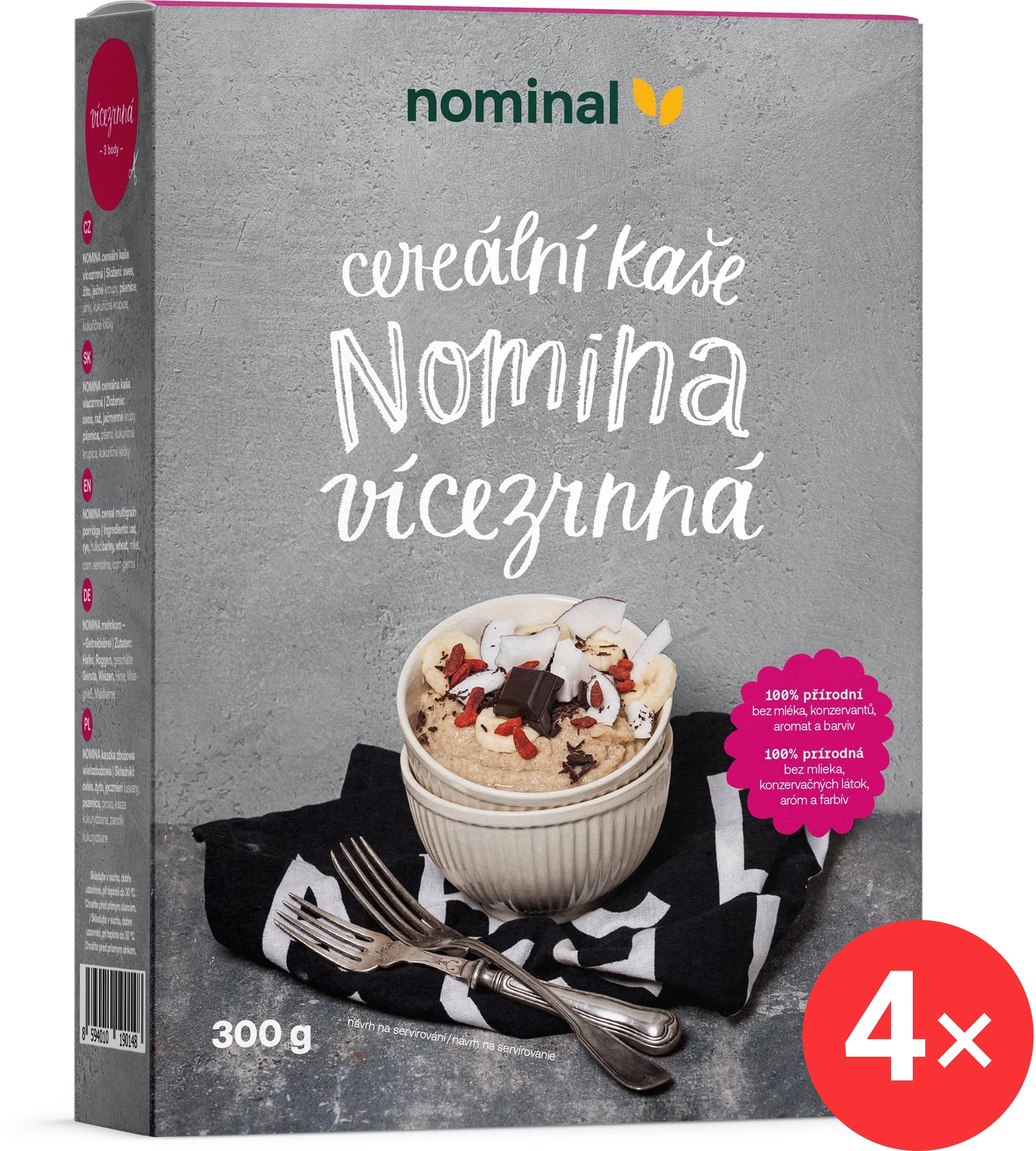Nominal Nomina vícezrnná 4 x 300 g