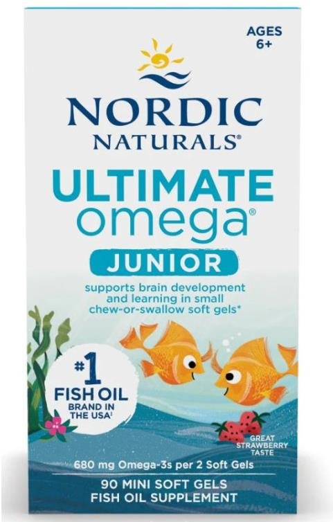 Nordic Naturals Ultimate Omega JUNIOR, 90 softgel kapslí