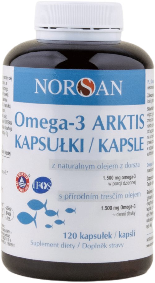 Norsan Omega-3 Arktis 120 kapslí