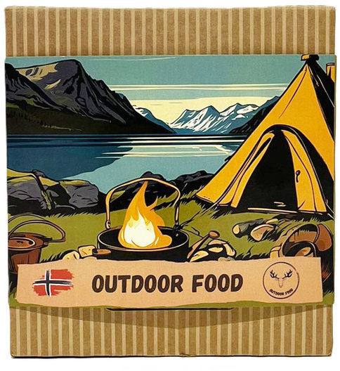 North Trappers Outdoor Food malý - vegetarian
