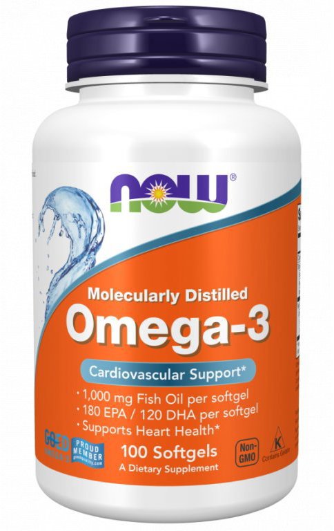 Now Foods Omega 3 100 kapslí