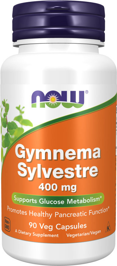NOW FOODS Gymnema Sylvestre, 6:1 Extract, 400 mg, 90 rostlinných kapslí