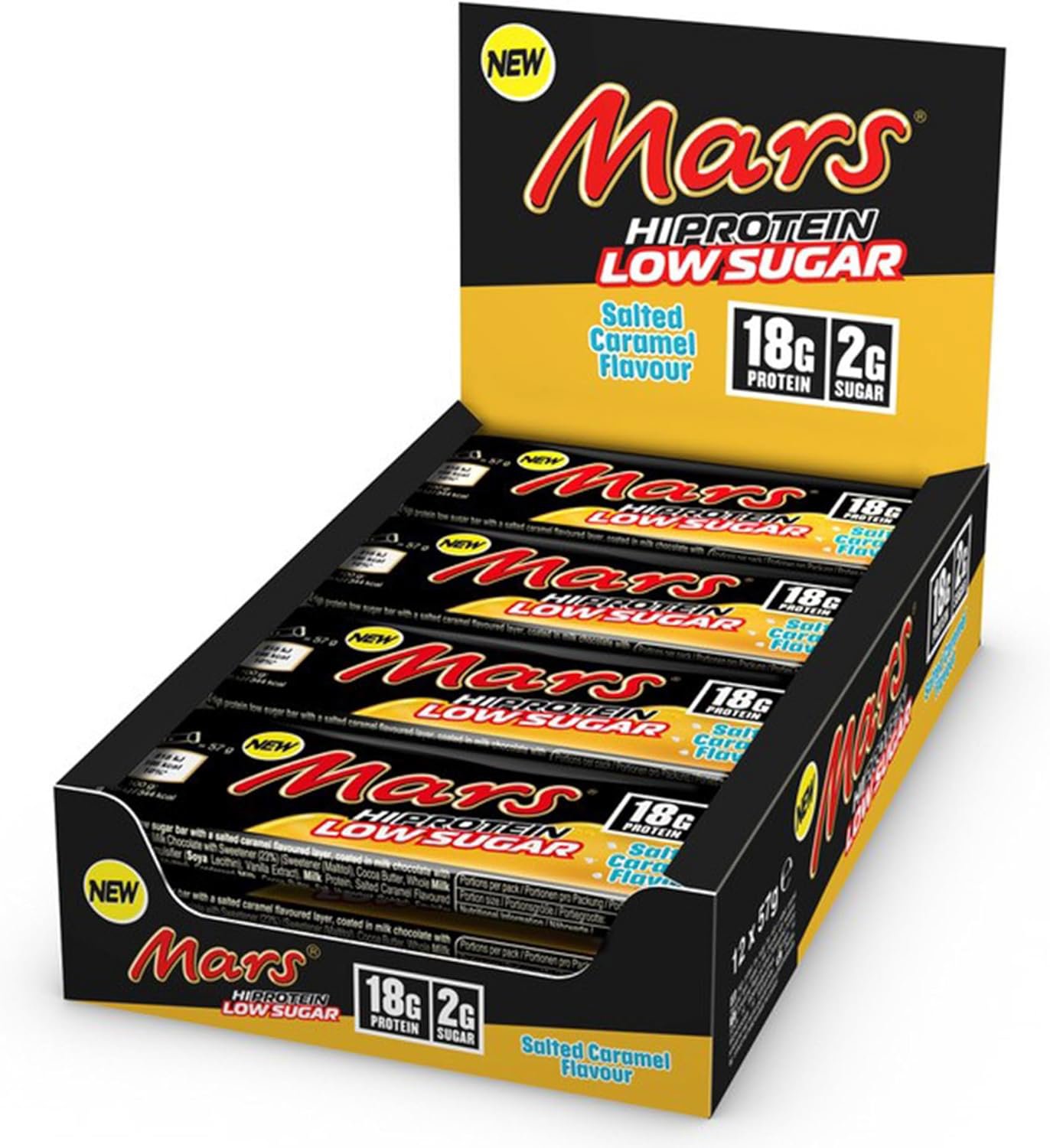 Mars High Protein Bar, 12 × 59 g Original