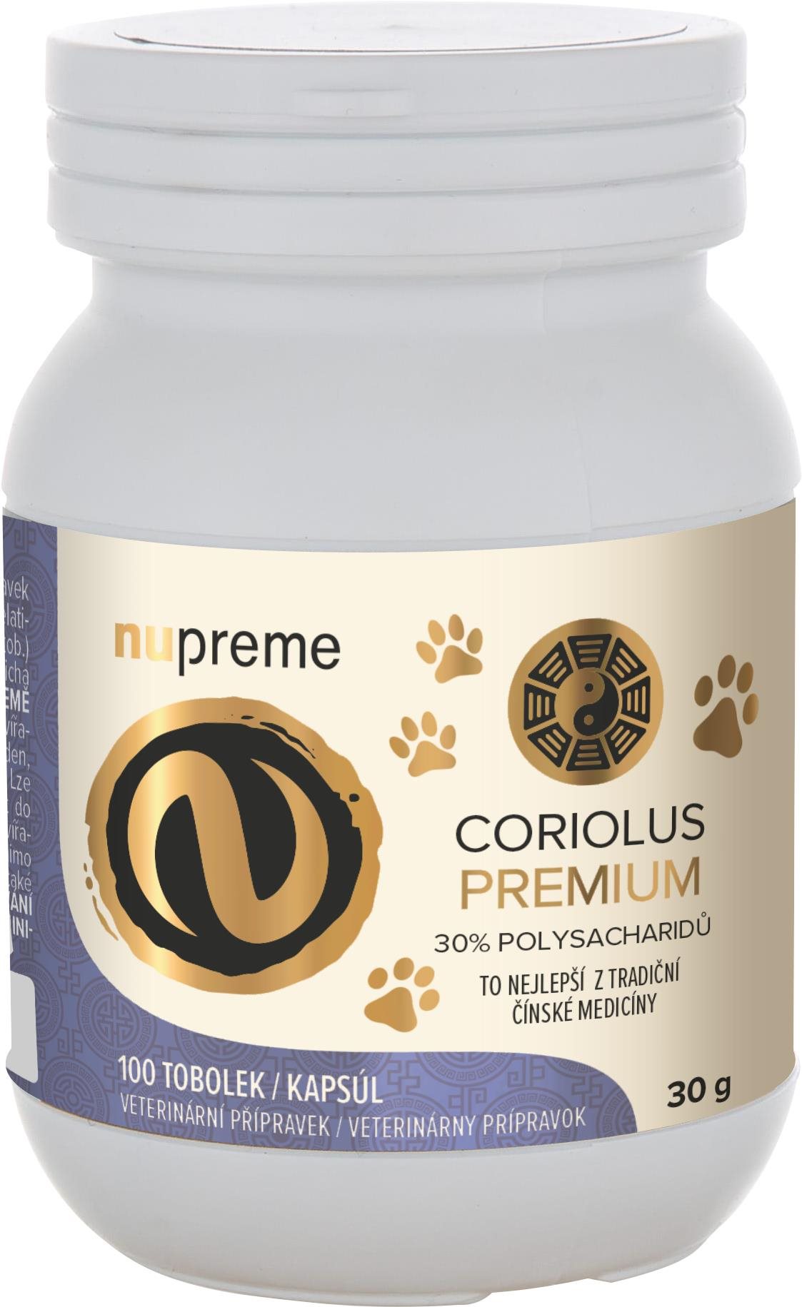 Nupreme Coriolus extrakt 100 kapslí