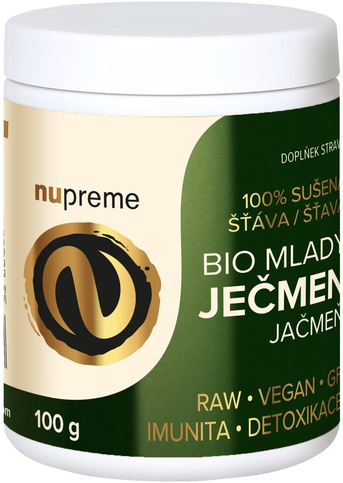 Nupreme Mladý ječmen 100g BIO
