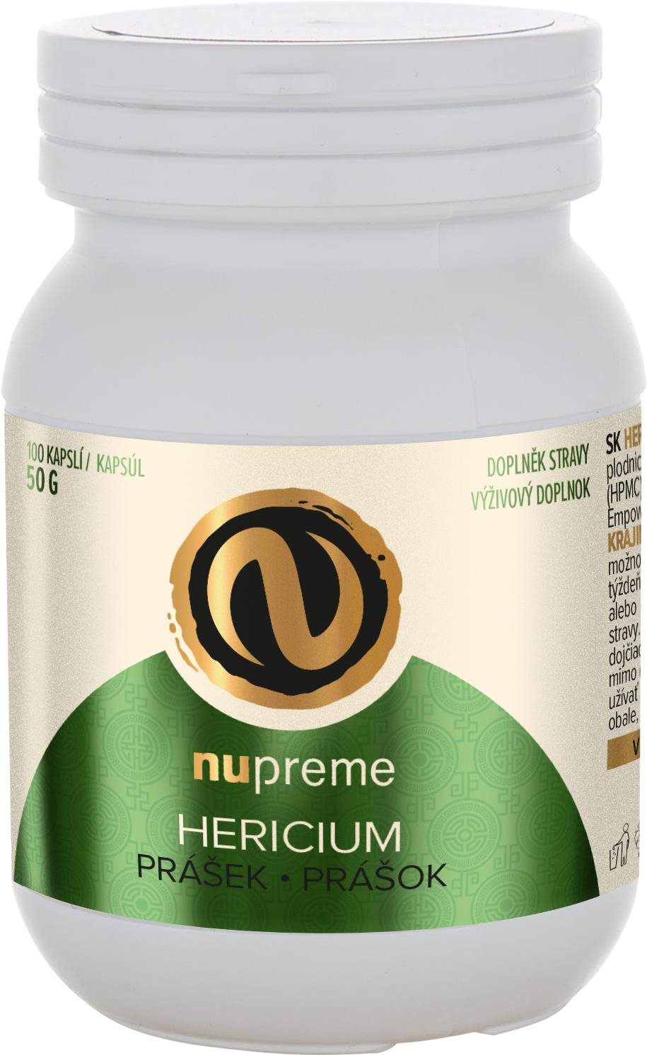 Nupreme Hericium Biomasa 100 kapslí