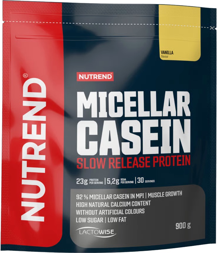 Nutrend Micellar Casein, 900g, vanilka